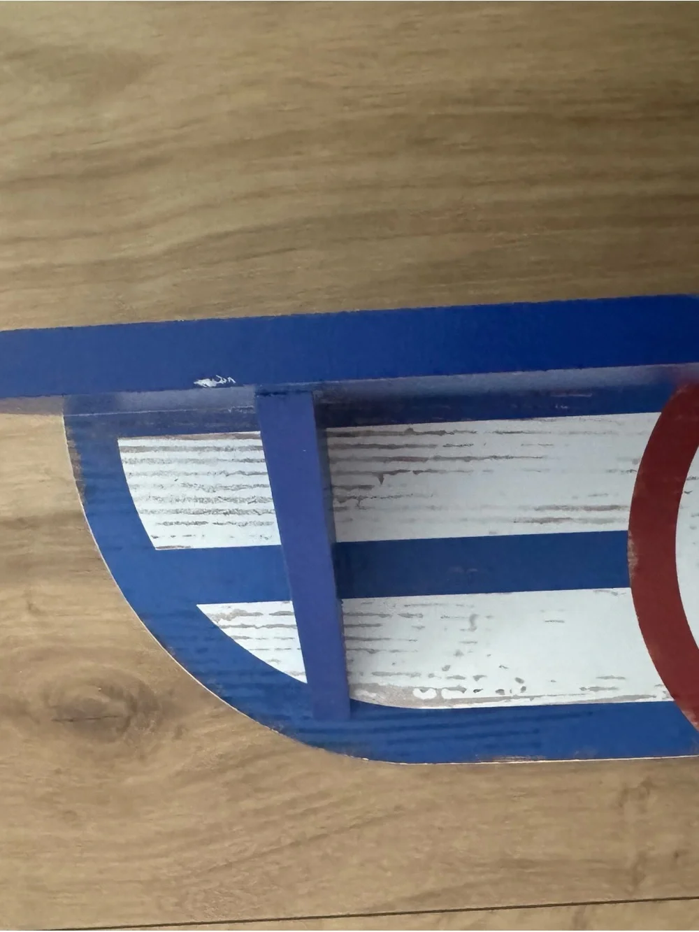 Captain America Shield Wall Shelf | Marvel Kids Room Decor | Wood Hanging Shelf